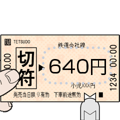 昔の鉄道の改札 (M)