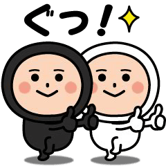 動く！タイツくん（シンプルな言葉）