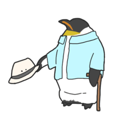 ちょっと強気に自由に生きるペンギン。