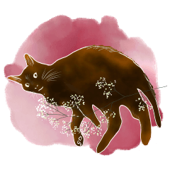 白黒ニャンコと仲間たち×ボタニカル