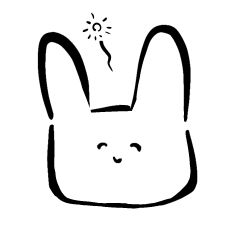 うさねこの使いやすいスタンプ