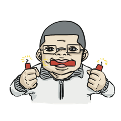 組長と吉田スタンプ2【修正版】