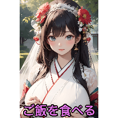 アニメ花嫁(ガールフレンド専用)