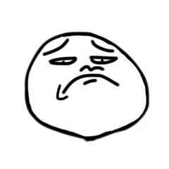 何かウザい顔のスタンプ