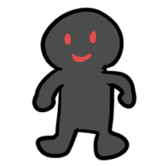 謎の生物のデフォルトスタンプ