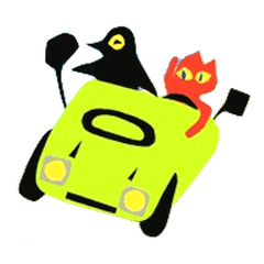 ペンギン君と赤いねこ