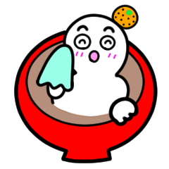 おもしろ鏡もち ＠