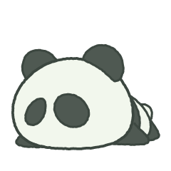 白と黒のパンヤのいる毎日