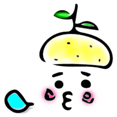 ゆずどんぐり４～ゆる筆ペン風～