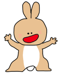 ウサギの「うー」