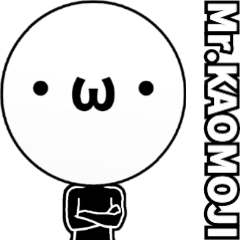 Mr.カオモジ（２頭身）