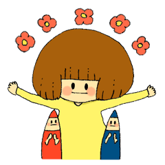 ボブ子さんとえんぴつくん