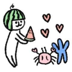 シュッとしたネコ８（毎日使える／夏ver.）