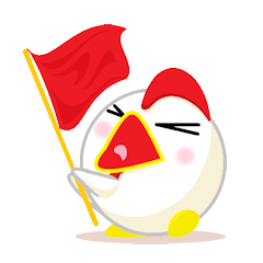 まーるいにわとり