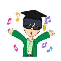 雑学先生の起きたわスタンプ