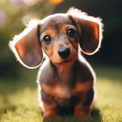 可愛い     ミニチュアダックスフンド