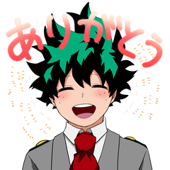 僕のヒーローアカデミア 幼馴染スタンプ