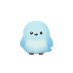 日常の青い鳥のあおまる