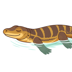 ミズオオトカゲたち