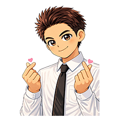 Cute Student Boy Full Energy Stickers