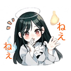 朝型ユウレイちゃんスタンプ