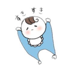 丁寧な赤ちゃんのスタンプ2