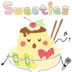 40種類のスイーツキャラクター『Sweeties』