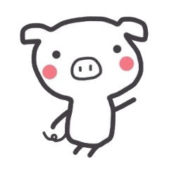 しろいおやこぶた