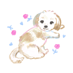 やわらか水彩スタンプ