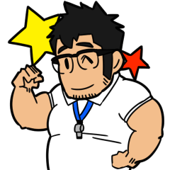 白ポロ体育教師