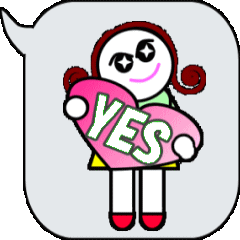 スタンプのメッセージ