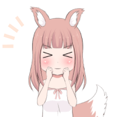 動く！けもみみ娘スタンプ