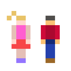 ドットくん ＆ ドットちゃん