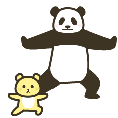 動く！やる気のないパンダ10