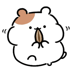 ぷにぷにハムずの毎日使えるスタンプ