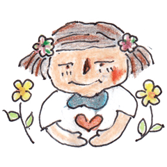 カントリーな女の子と猫