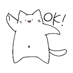 友達の白猫さん