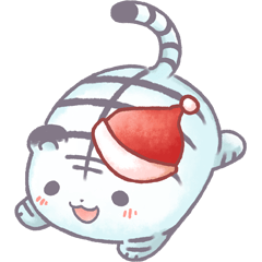 ボールのような白虎 4 クリスマス