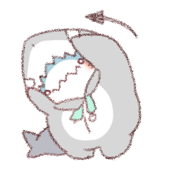 サメ！着ぐるみ動物☆省スペース⑨