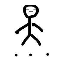 絵文字の棒人間さん