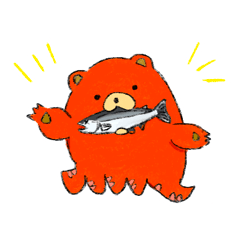 オクトベアのゆるっと使える便利なスタンプ