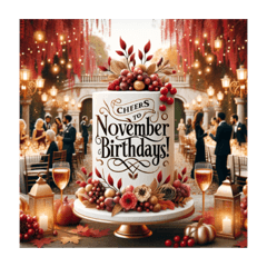 11月の誕生日おめでとう