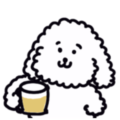 マイペースなわんこ