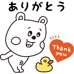 【組み合わせ自由♪】ラクガキ調☆くまフレ