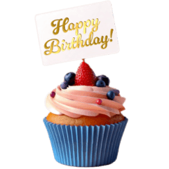 大人可愛い❤カップケーキのメッセージ