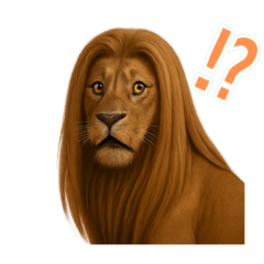 サラサラロングヘアーライオン1