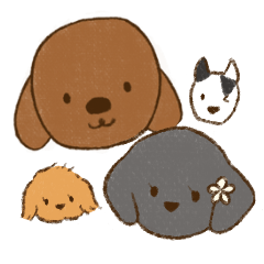 犬のかりんとう&ファミリー