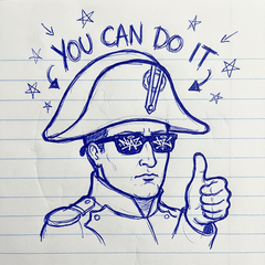 偉人たちの落書き（励まし編）