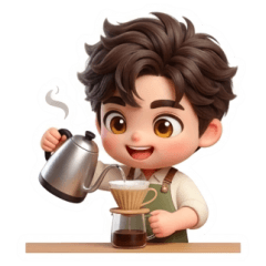 Bean the Tiny Barista and His Favorite C