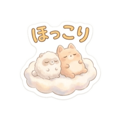ほっこりきつねとおともだち